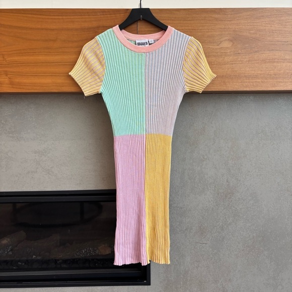 NWOT The Ragged Priest Switch Ribbed Mini Dress, Size S - Picture 5 of 15